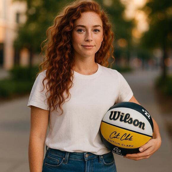 Limited Ed Wilson CAITLIN CLARK WNBA Basketball Tribute SIZE 3 Mini Ball Fever - Picture 1 of 4